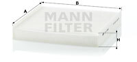 Filtru, aer habitaclu CU 2245 MANN-FILTER - Filtru aer habitaclu Filtru, aer habitaclu CU 2245 MANN-FILTER - Filtru aer habitaclu