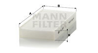 Filtru, aer habitaclu CU 2327-2 MANN-FILTER - Filtru aer habitaclu