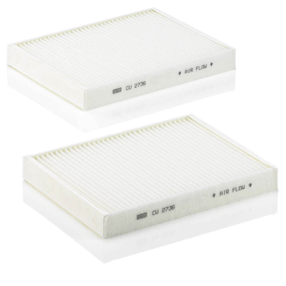 Filtru, aer habitaclu CU 2736-2 MANN-FILTER - Filtru aer habitaclu Filtru, aer habitaclu CU 2736-2 MANN-FILTER - Filtru aer habitaclu