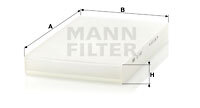 Filtru, aer habitaclu CU 3192 MANN-FILTER - Filtru aer habitaclu