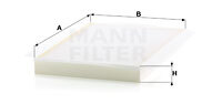 Filtru, aer habitaclu CU 3569 MANN-FILTER - Filtru aer habitaclu Filtru, aer habitaclu CU 3569 MANN-FILTER - Filtru aer habitaclu