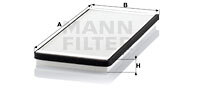 Filtru, aer habitaclu CU 4150 MANN-FILTER - Filtru aer habitaclu Filtru, aer habitaclu CU 4150 MANN-FILTER - Filtru aer habitaclu