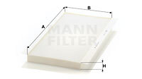 Filtru, aer habitaclu CU 5366 MANN-FILTER - Filtru aer habitaclu Filtru, aer habitaclu CU 5366 MANN-FILTER - Filtru aer habitaclu