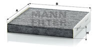 Filtru, aer habitaclu CUK 2245 MANN-FILTER - Filtru aer habitaclu Filtru, aer habitaclu CUK 2245 MANN-FILTER - Filtru aer habitaclu