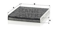 Filtru, aer habitaclu CUK 2545 MANN-FILTER - Filtru aer habitaclu Filtru, aer habitaclu CUK 2545 MANN-FILTER - Filtru aer habitaclu