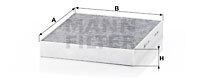 Filtru, aer habitaclu CUK 2559 MANN-FILTER - Filtru aer habitaclu