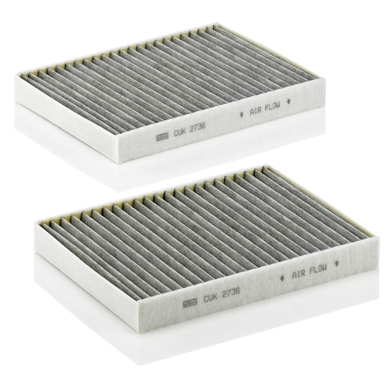 Filtru, aer habitaclu CUK 2736-2 MANN-FILTER - Filtru aer habitaclu Filtru, aer habitaclu CUK 2736-2 MANN-FILTER - Filtru aer habitaclu