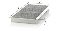 Filtru, aer habitaclu CUK 3567 MANN-FILTER - Filtru aer habitaclu Filtru, aer habitaclu CUK 3567 MANN-FILTER - Filtru aer habitaclu