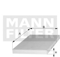Filtru, aer habitaclu CUK 5011 MANN-FILTER - Filtru aer habitaclu Filtru, aer habitaclu CUK 5011 MANN-FILTER - Filtru aer habitaclu