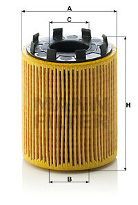 Filtru ulei HU 713/1 x MANN-FILTER - Ungere