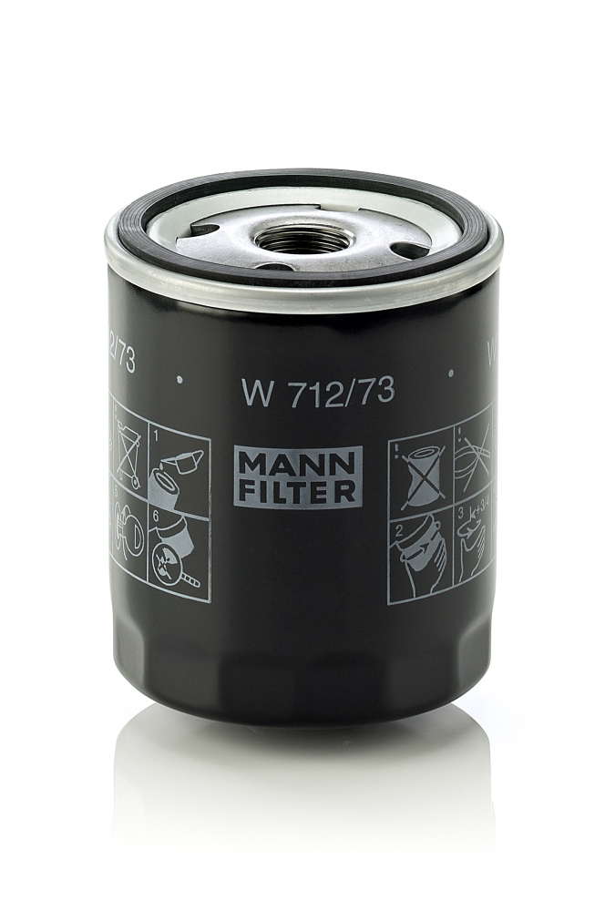 Filtru ulei W 712/73 MANN-FILTER - Filtru ulei Filtru ulei W 712/73 MANN-FILTER - Filtru ulei