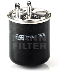 filtru combustibil WK 820 MANN-FILTER - Filtru combustibil/carcasa filtru combustibil WK 820 MANN-FILTER - Filtru combustibil/carcasa