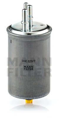 filtru combustibil WK 829/7 MANN-FILTER - Filtru combustibil/carcasa filtru combustibil WK 829/7 MANN-FILTER - Filtru combustibil/carcasa