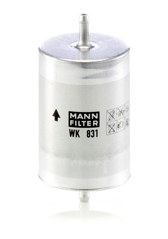 filtru combustibil WK 831 MANN-FILTER - Filtru combustibil/carcasa filtru combustibil WK 831 MANN-FILTER - Filtru combustibil/carcasa