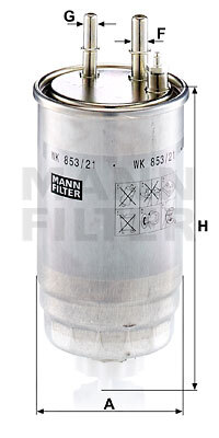filtru combustibil WK 853/21 MANN-FILTER - Filtru combustibil filtru combustibil WK 853/21 MANN-FILTER - Filtru combustibil