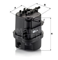 filtru combustibil WK 9015 x MANN-FILTER - Filtru combustibil/carcasa filtru combustibil WK 9015 x MANN-FILTER - Filtru combustibil/carcasa