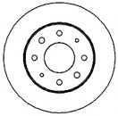 Disc frana 15546 MAPCO - Disc frana