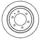 Disc frana 15850 MAPCO - Disc frana