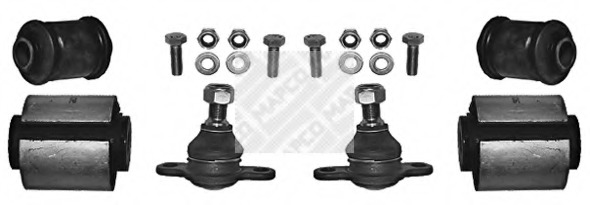 Set reparatie, bara stabilizatoare 19269/2 MAPCO - Directie / bucsi, rulmenti