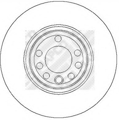 Disc frana 25707 MAPCO - Frana disc Disc frana 25707 MAPCO - Frana disc