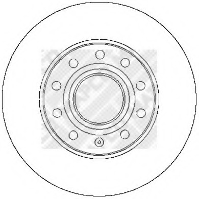 Disc frana 25837 MAPCO - Disc frana Disc frana 25837 MAPCO - Disc frana