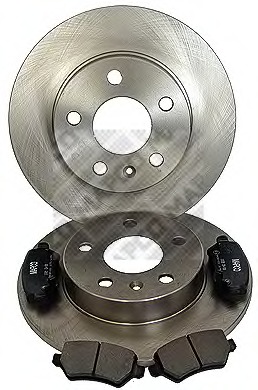 Set frana, frana disc 47679 MAPCO - Frana disc