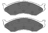 set placute frana,frana disc 6692 MAPCO - Frana disc