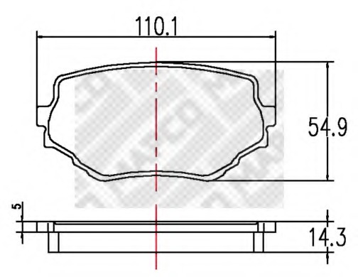set placute frana,frana disc 6763 MAPCO - Frana disc set placute frana,frana disc 6763 MAPCO - Frana disc