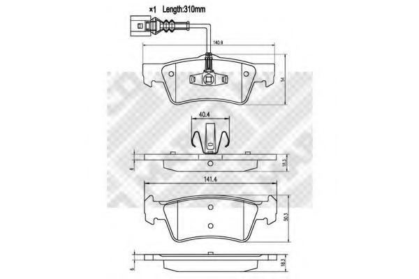 set placute frana,frana disc 6878 MAPCO - Frana disc set placute frana,frana disc 6878 MAPCO - Frana disc