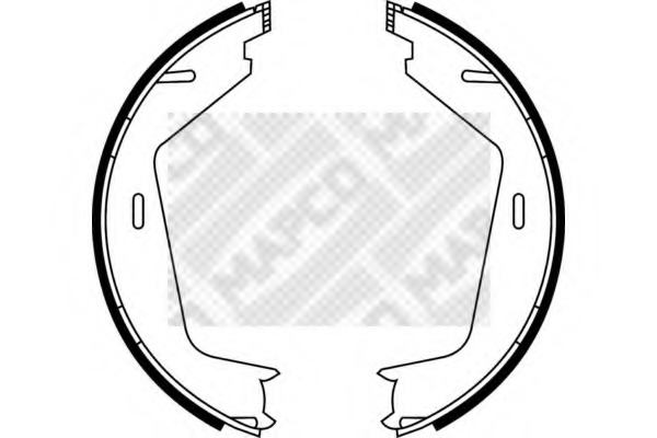 Set saboti frana 8862 MAPCO - Material frictiune sabot frana/ sabot frana Set saboti frana 8862 MAPCO - Material frictiune sabot frana/ sabot frana