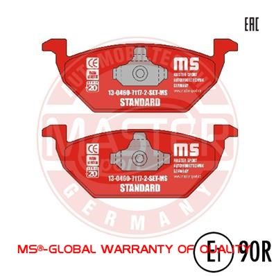 set placute frana,frana disc 13-0460-7117-2-SET-MS MASTER-SPORT - Frana disc set placute frana,frana disc 13-0460-7117-2-SET-MS MASTER-SPORT - Frana disc