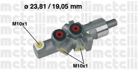 Pompa centrala, frana 05-0177 METELLI - Pompa centrala frana Pompa centrala, frana 05-0177 METELLI - Pompa centrala frana