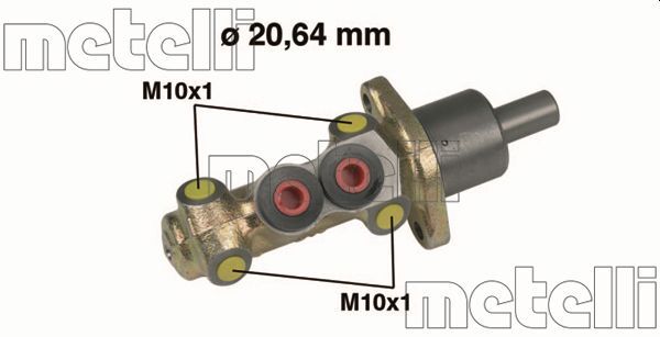 Pompa centrala, frana 05-0207 METELLI - Pompa centrala frana Pompa centrala, frana 05-0207 METELLI - Pompa centrala frana