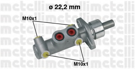 Pompa centrala, frana 05-0290 METELLI - Pompa centrala frana Pompa centrala, frana 05-0290 METELLI - Pompa centrala frana