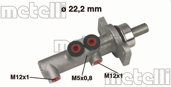 Pompa centrala, frana 05-0423 METELLI - Pompa centrala frana Pompa centrala, frana 05-0423 METELLI - Pompa centrala frana