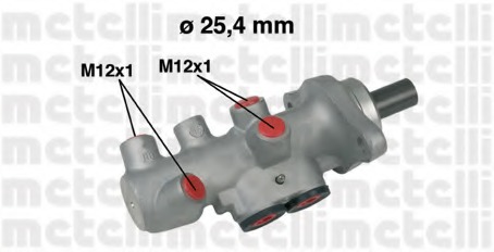 Pompa centrala, frana 05-0607 METELLI - Pompa centrala frana
