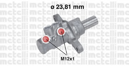 Pompa centrala, frana 05-0725 METELLI - Pompa centrala frana Pompa centrala, frana 05-0725 METELLI - Pompa centrala frana