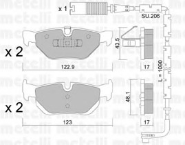 set placute frana,frana disc 22-0642-0K METELLI - Frana disc set placute frana,frana disc 22-0642-0K METELLI - Frana disc