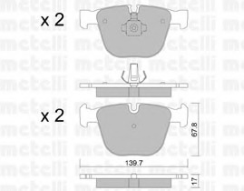 set placute frana,frana disc 22-0773-0 METELLI - Frana disc set placute frana,frana disc 22-0773-0 METELLI - Frana disc