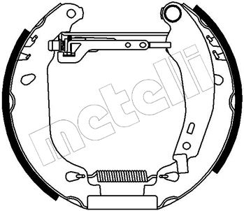 Set saboti frana 51-0004 METELLI - Frana tambur Set saboti frana 51-0004 METELLI - Frana tambur