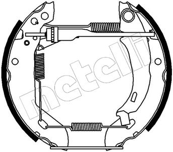 Set saboti frana 51-0054 METELLI - Frana tambur Set saboti frana 51-0054 METELLI - Frana tambur