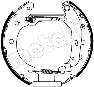 Set saboti frana 51-0097 METELLI - Material frictiune sabot frana/ sabot frana Set saboti frana 51-0097 METELLI - Material frictiune sabot frana/ sabot frana
