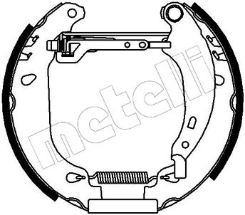 Set saboti frana 51-0098 METELLI - Material frictiune sabot frana/ sabot frana Set saboti frana 51-0098 METELLI - Material frictiune sabot frana/ sabot frana