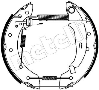 Set saboti frana 51-0134 METELLI - Material frictiune sabot frana/ sabot frana Set saboti frana 51-0134 METELLI - Material frictiune sabot frana/ sabot frana