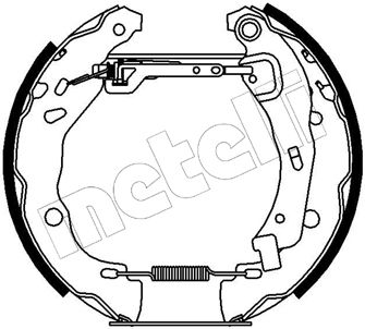 Set saboti frana 51-0155 METELLI - Material frictiune sabot frana/ sabot frana Set saboti frana 51-0155 METELLI - Material frictiune sabot frana/ sabot frana