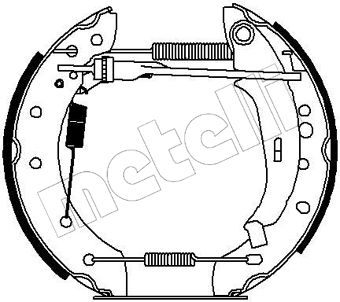 Set saboti frana 51-0193 METELLI - Material frictiune sabot frana/ sabot frana Set saboti frana 51-0193 METELLI - Material frictiune sabot frana/ sabot frana