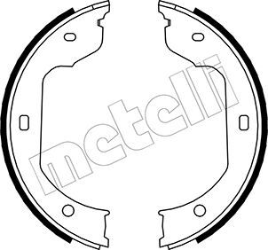 Set saboti frana, frana de mana 53-0019 METELLI - Frana tambur Set saboti frana, frana de mana 53-0019 METELLI - Frana tambur