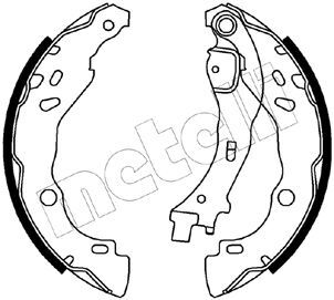 Set saboti frana 53-0085 METELLI - Material frictiune sabot frana/ sabot frana Set saboti frana 53-0085 METELLI - Material frictiune sabot frana/ sabot frana