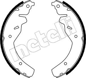 Set saboti frana 53-0215 METELLI - Frana tambur Set saboti frana 53-0215 METELLI - Frana tambur