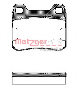 set placute frana,frana disc 0157.00 METZGER - Frana disc set placute frana,frana disc 0157.00 METZGER - Frana disc